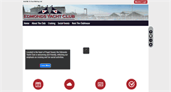 Desktop Screenshot of edmondsyachtclub.com